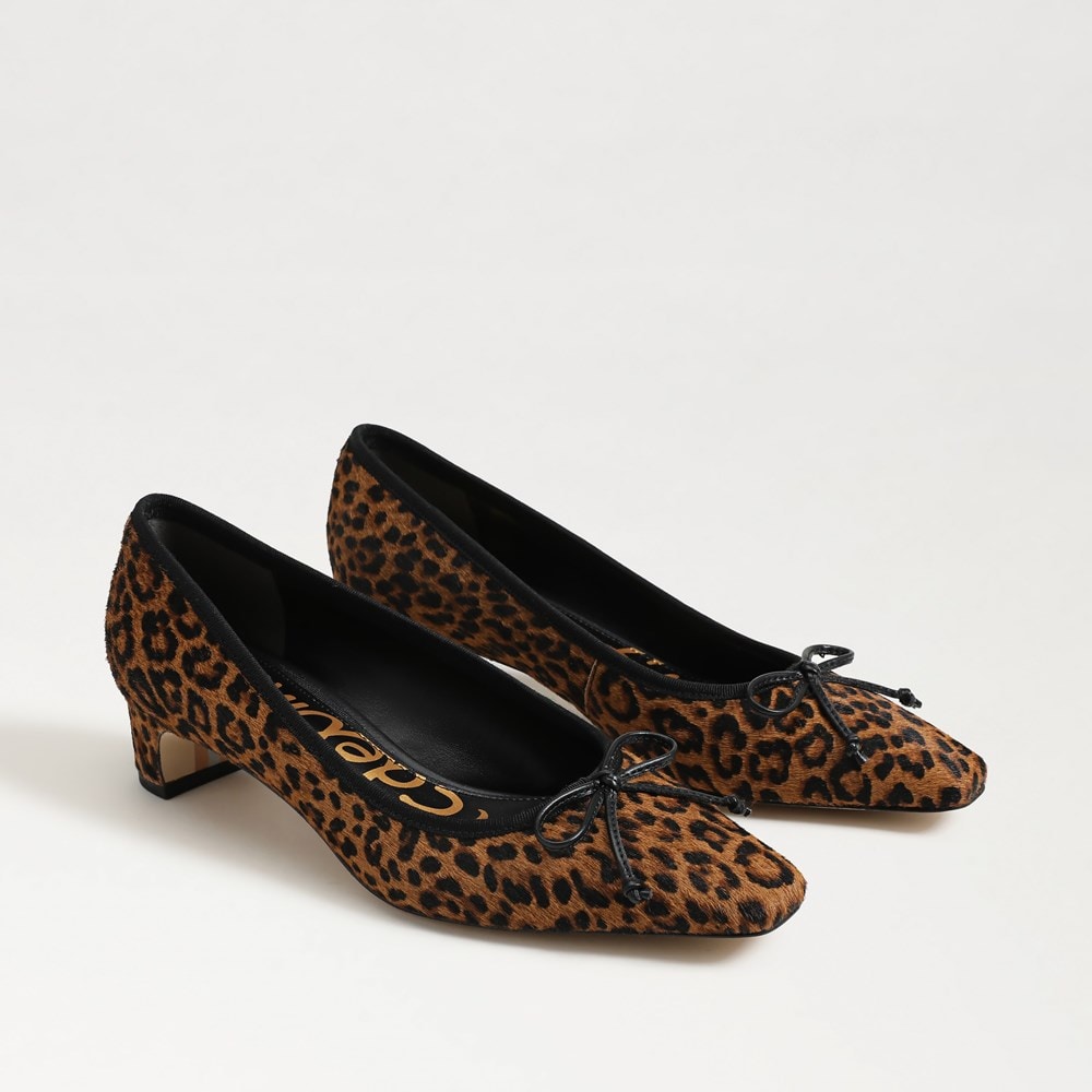 Rinda Pointed Toe Ballet Heel Brown