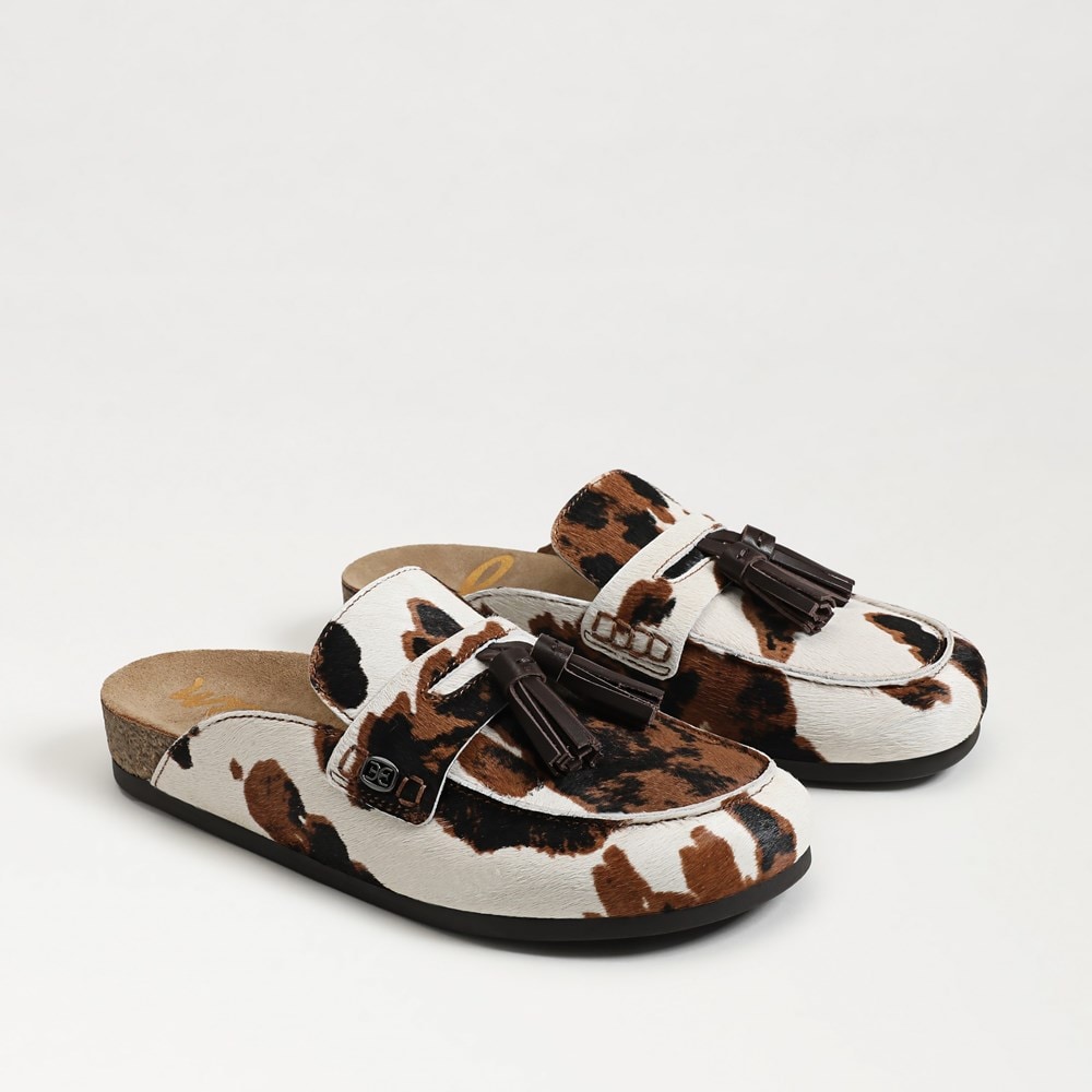 Astrid Mule Cow Print Calf Hair