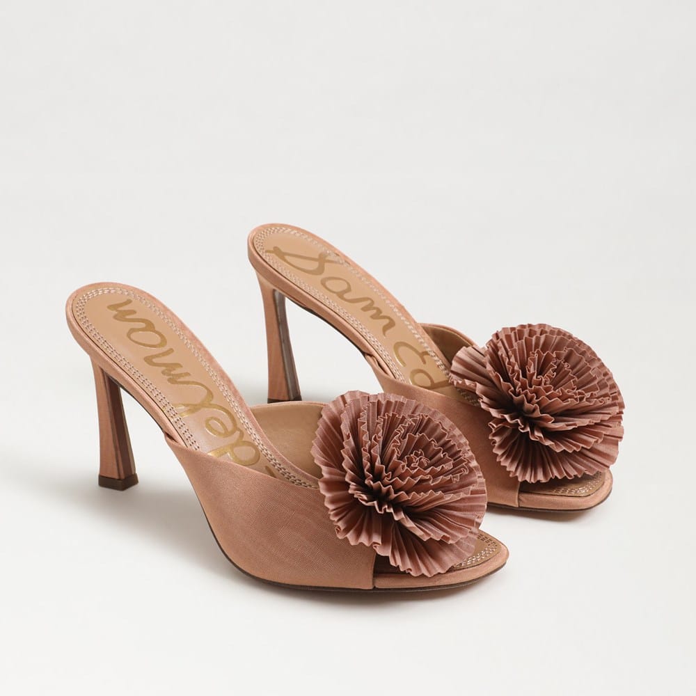 Sam Edelman Iva Flore Heeled Mule Warm Blush