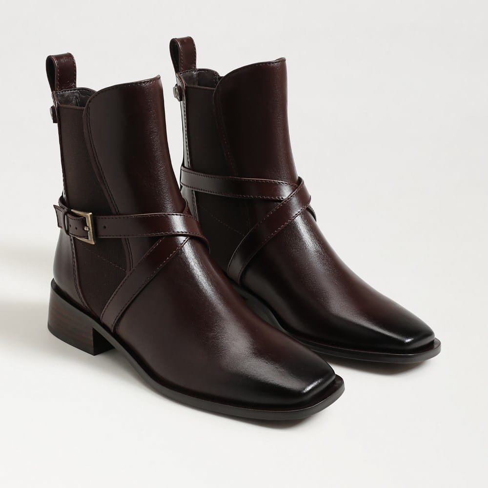 Sam Edelman Brown Leather Ankle Boots Leather ankle boots Sam Edelman Camel size 39 IT in Leather  main image 2