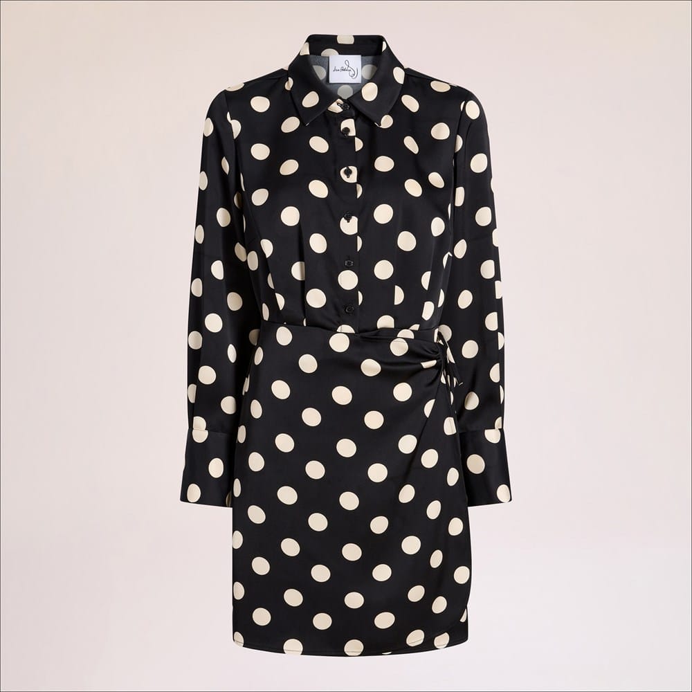 sam edelman shirt dress Sam Edelman Dot Shirt Mini Dress