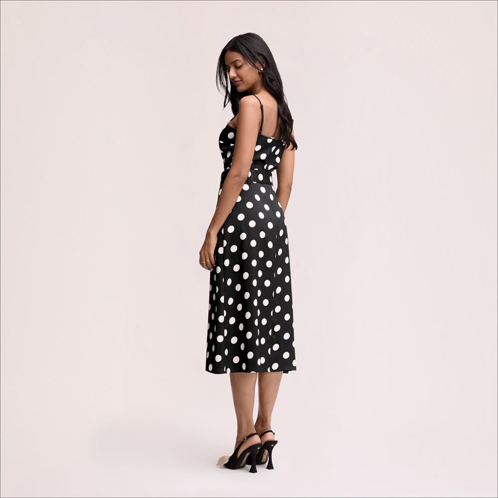 Sam Edelman Belted Dot Maxi Dress | Women's Dresses and Jumpsuits