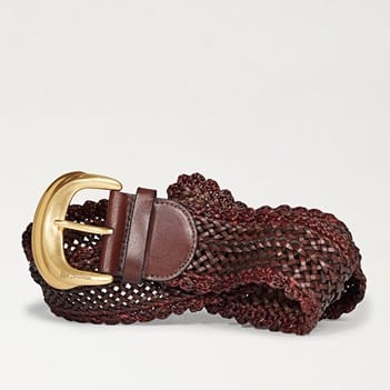 Sam Edelman 64mm Braided Wide Belt | Women display picture 1
