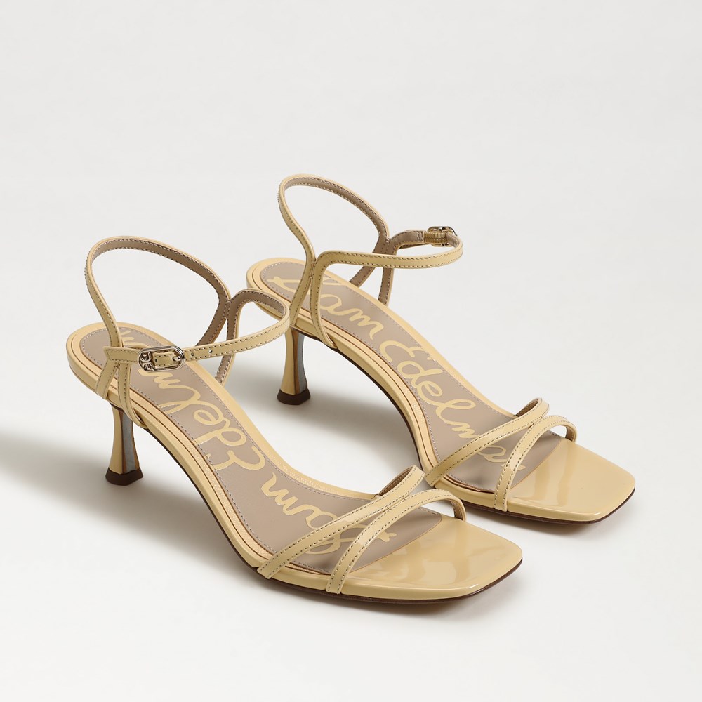 Presley Strappy Kitten Heel Sandal Daffodil
