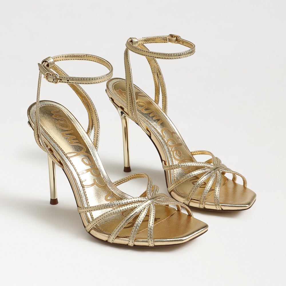 Lili Stiletto Sandal Amber