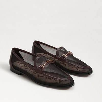 Sam Edelman Black Leather Bit Loafers with Brown Platform Sam Edelman Lea Platform Loafer | Women main image 3