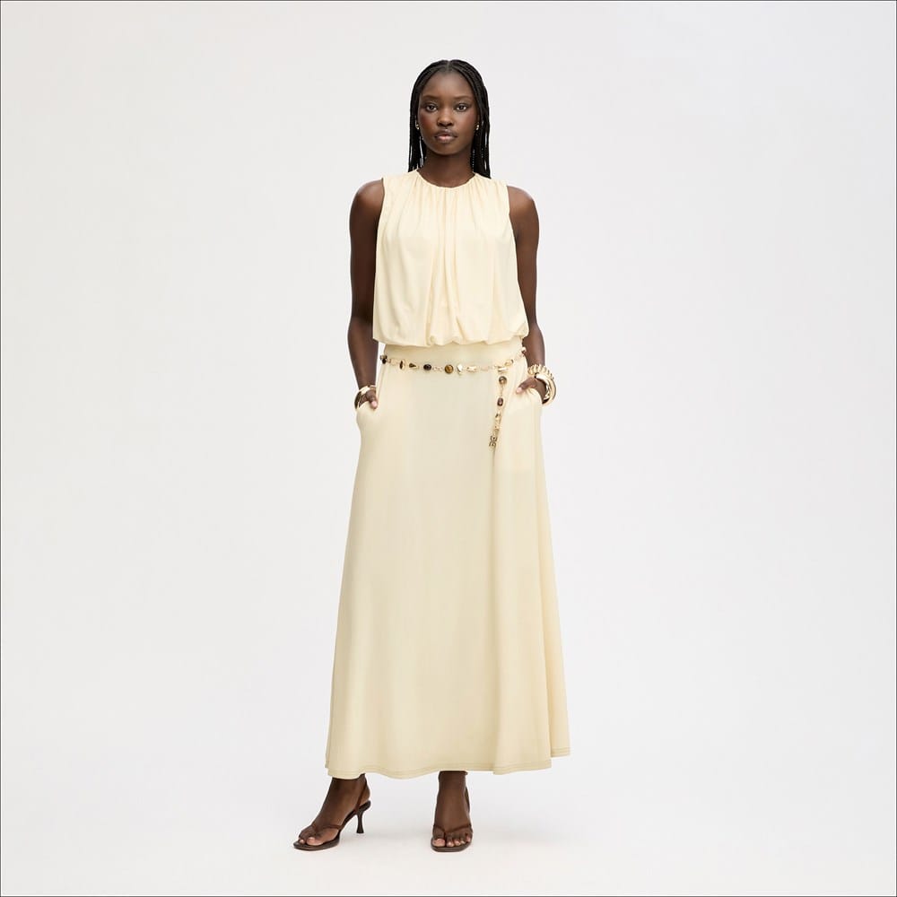 Sam Edelman Gathered Midi Skirt | Women's Bottoms
