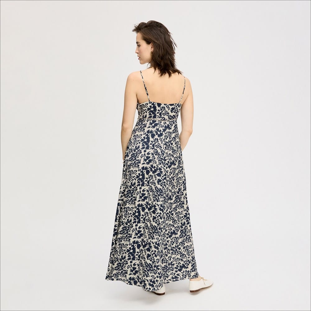 Sam Edelman Lace Trim Slip Maxi Dress Almond Untamed Garden S Sam Edelman Lace Trim Slip Maxi Dress Almond Untamed Garden S