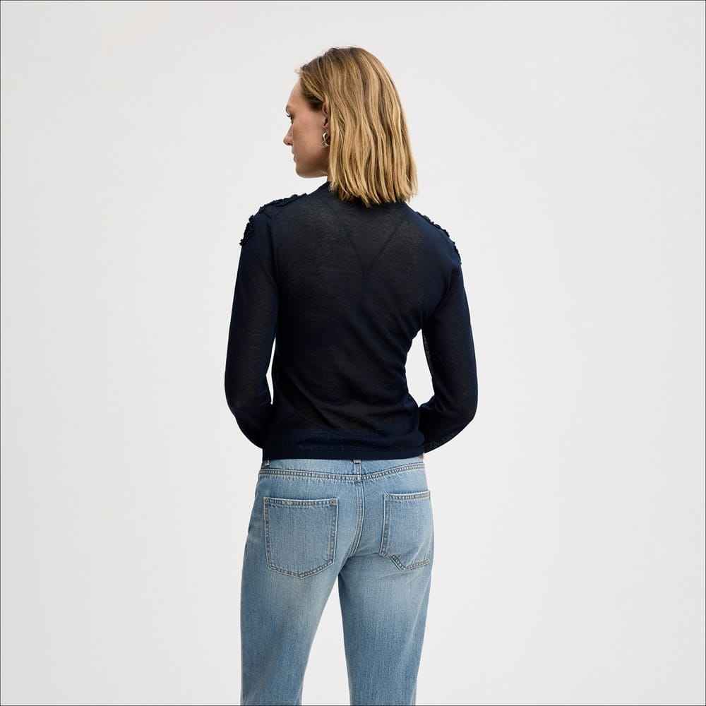 Sam Edelman Ruffled Detail Sweater | Women's Tops