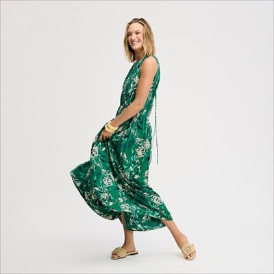 Sam Edelman Lace Trim Slip Maxi Dress | Women's Dresses and Jumpsuits