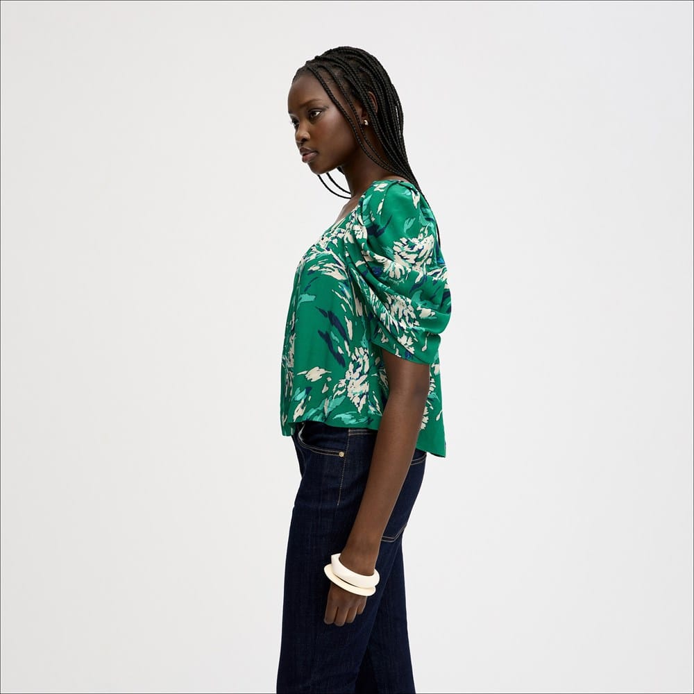 Sam Edelman Square Neck Short Sleeve Top | Women's Tops
