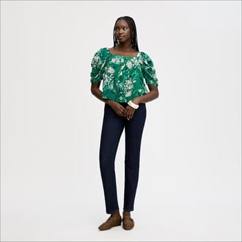 Sam Edelman Square Neck Short Sleeve Top | Women's Tops
