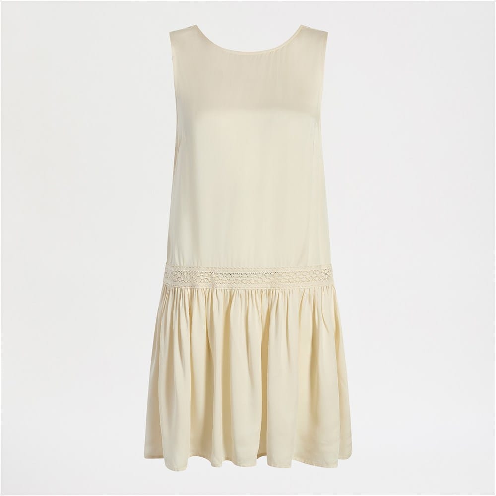 Sam Edelman V Back Mini Tiered Dress | Women's Dresses and Jumpsuits