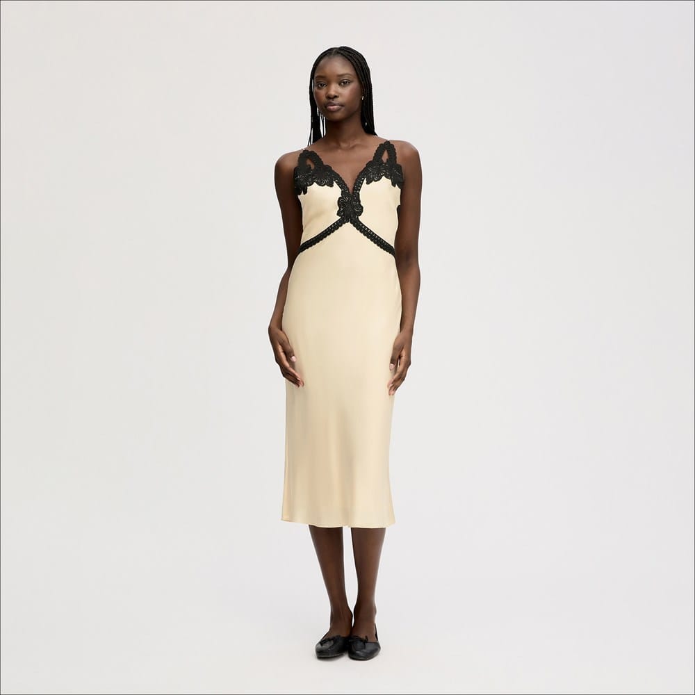 Sam Edelman Lace Trim Cami Dress