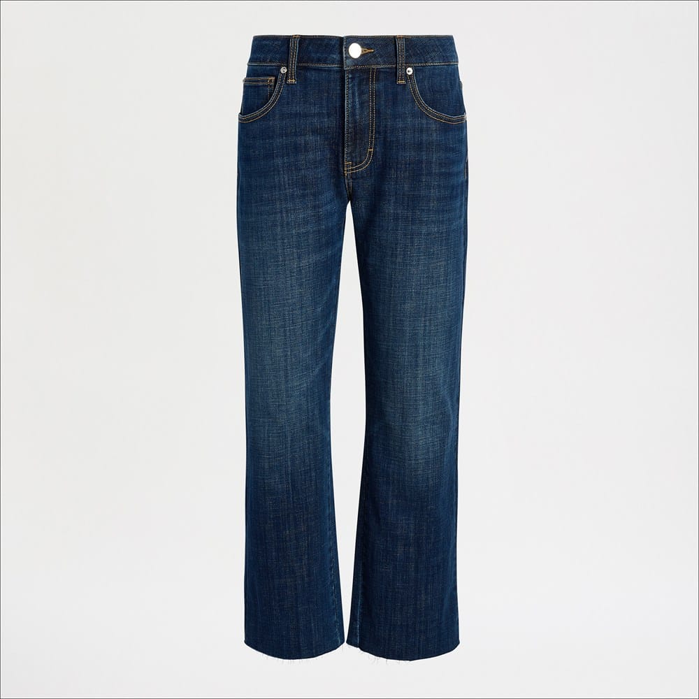 Mid Rise Straight Ankle Jean Greenwich
