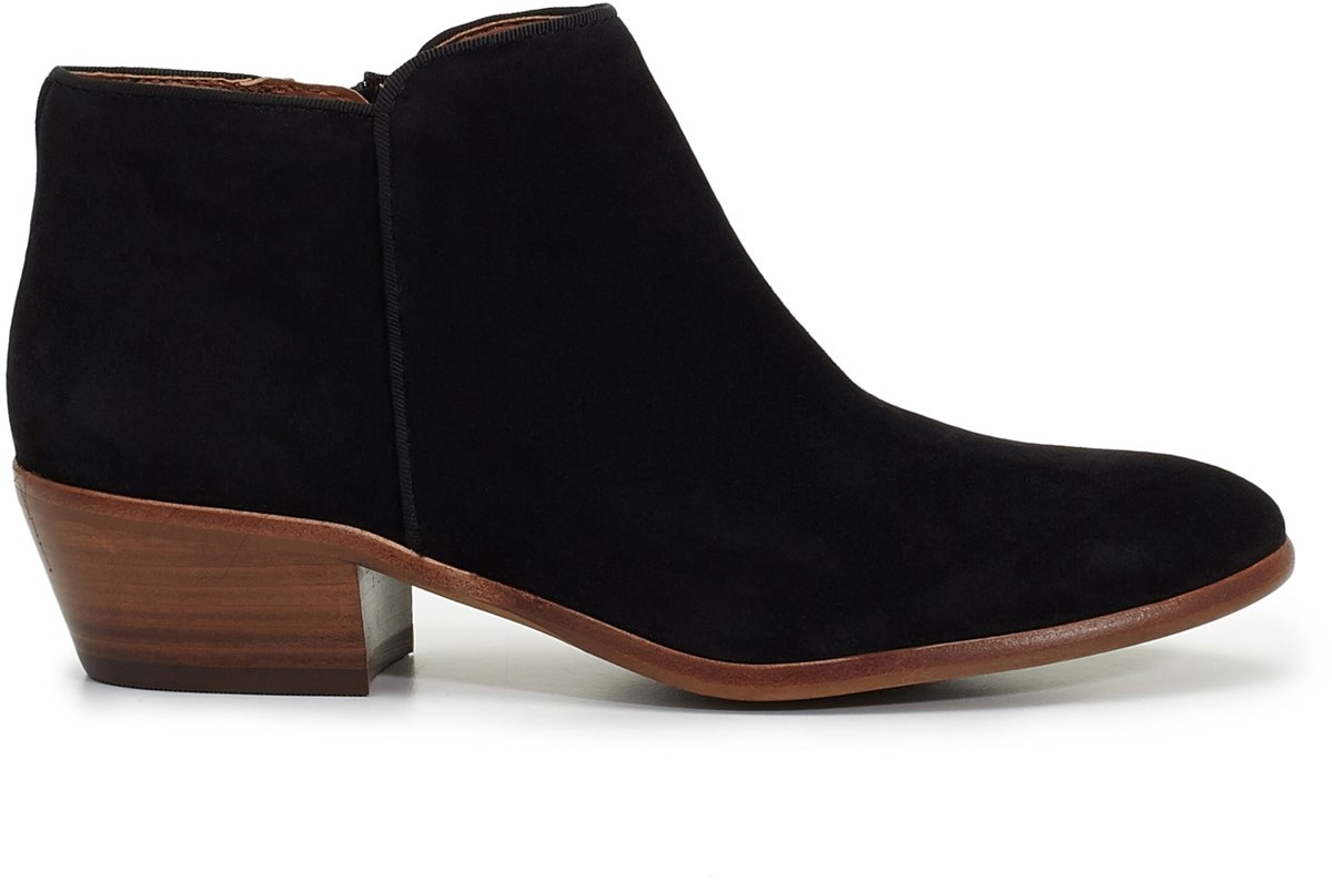 sam edelman petty bootie black leather