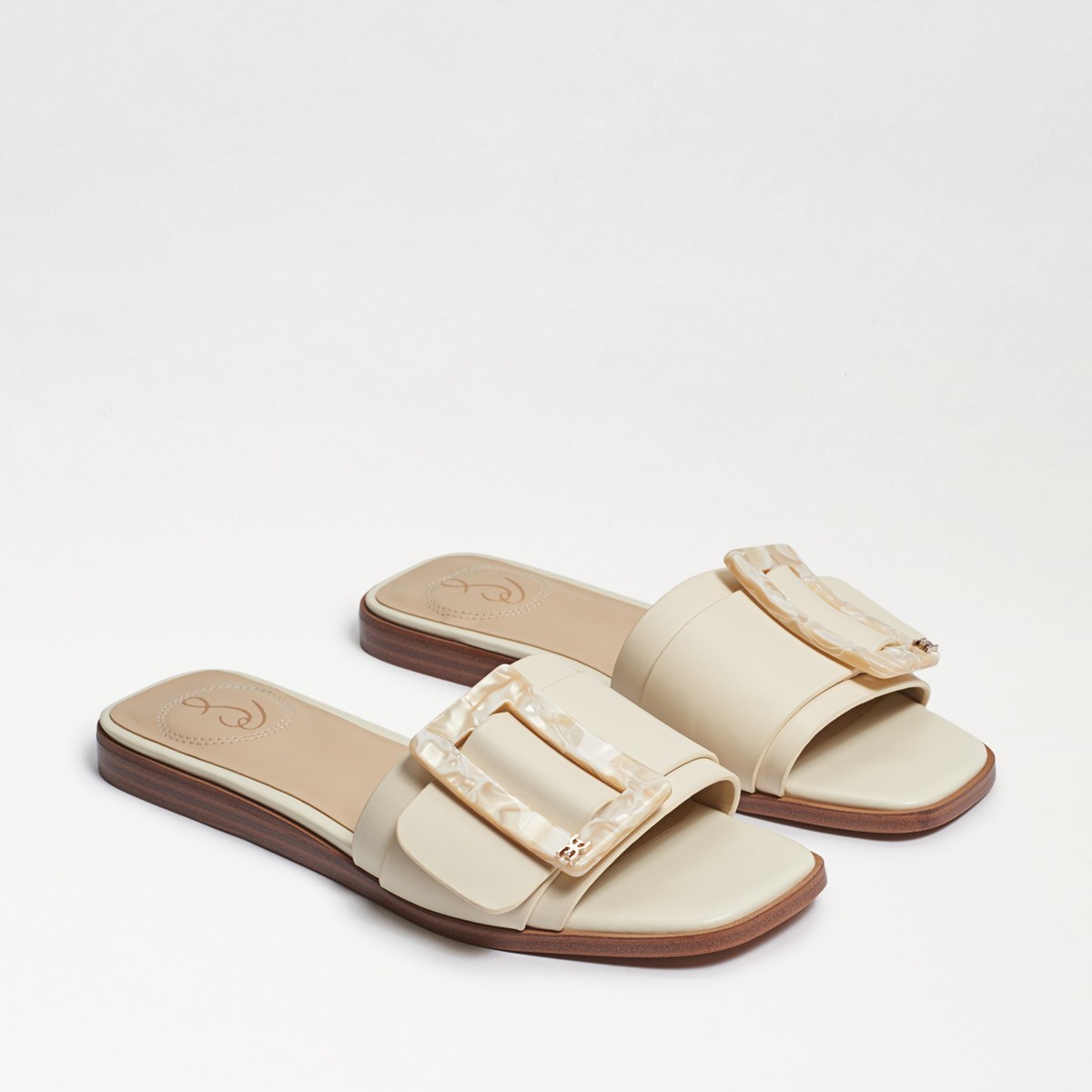 ines flat slide sandals