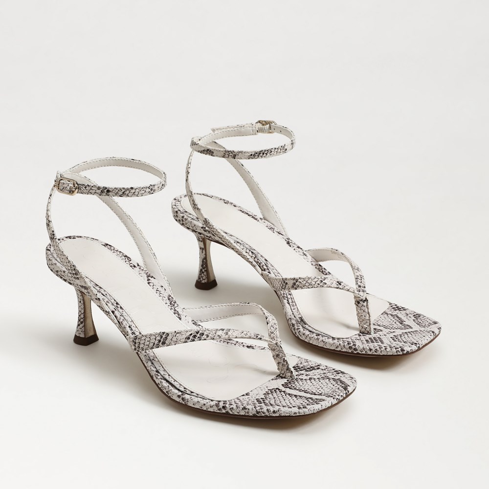 Pax Kitten Heel Thong Sandal Ivory