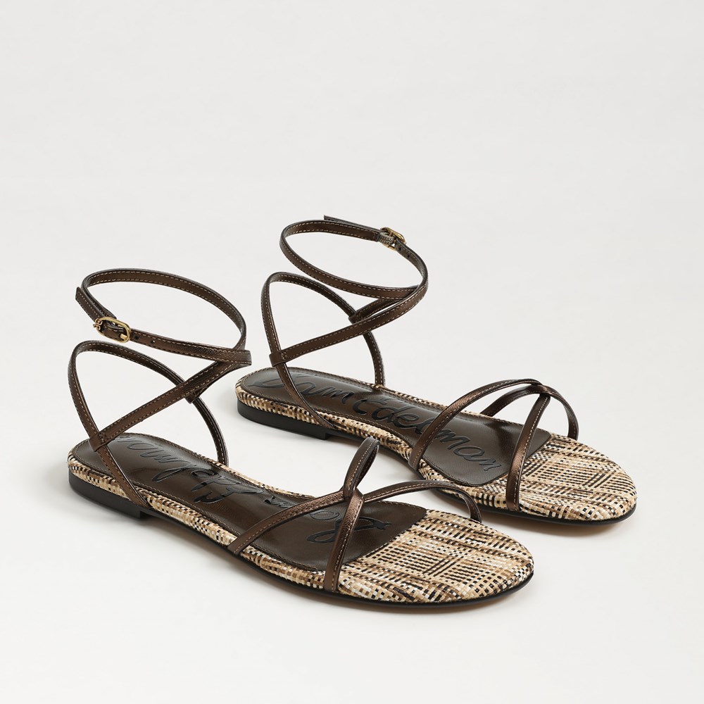 Bronze Metallic Leather