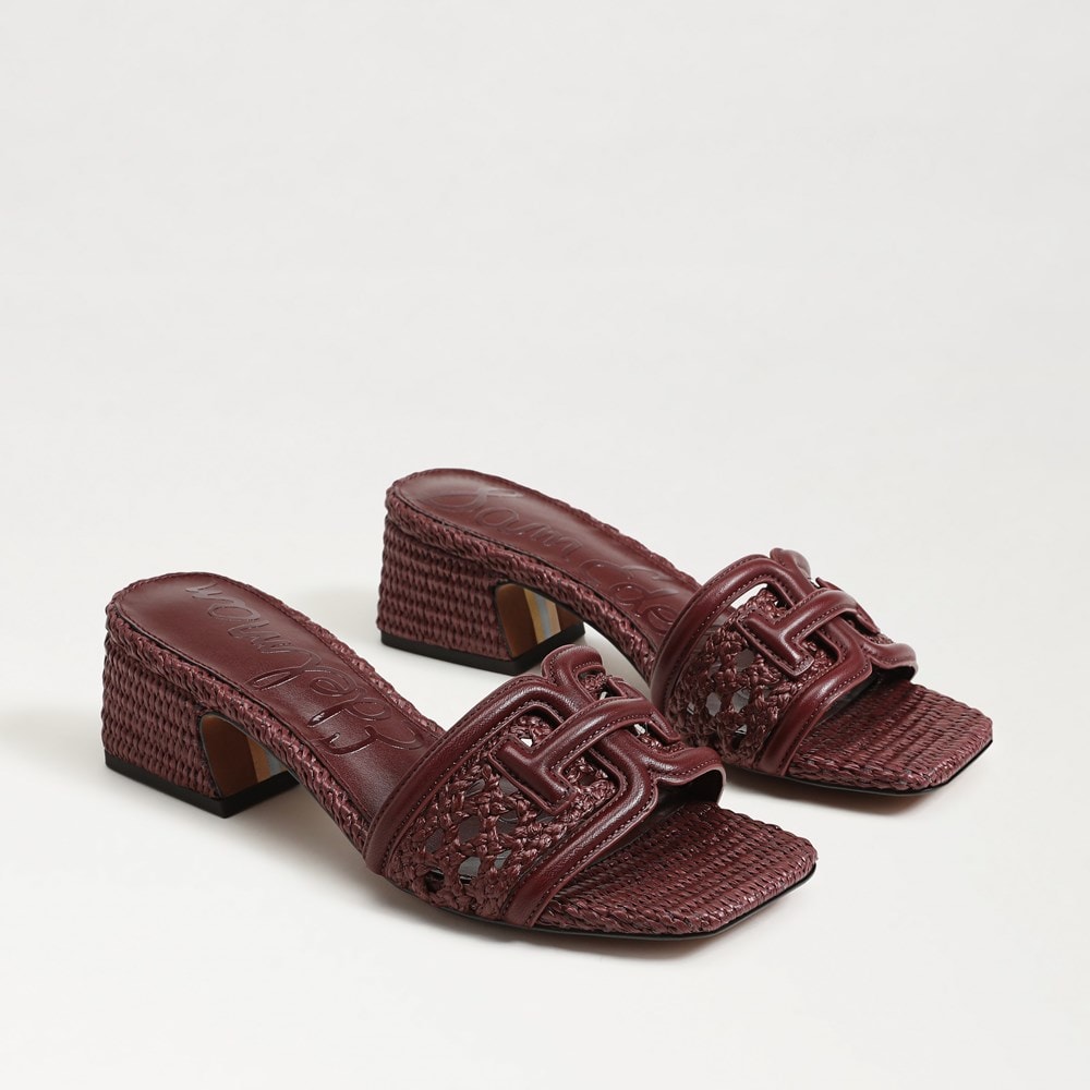 Waylon Weave Slide Sandal Brick