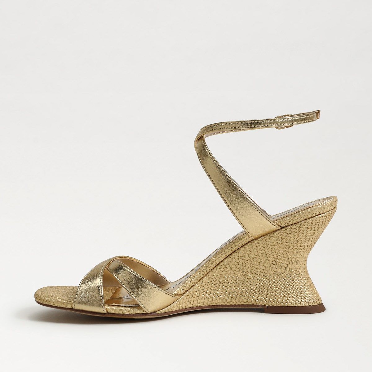 slim fit dress slacks Gold Espadrille Platform Sandals - All Shoes main image 1