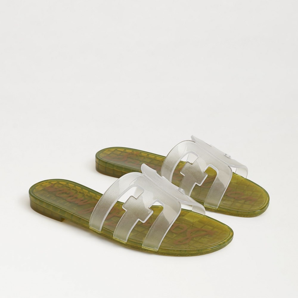 Bay Jelly Slide Sandal Clear/