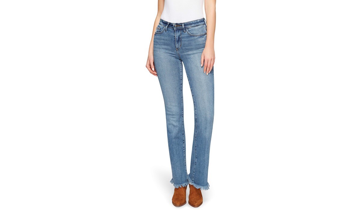 boot cut high waisted jeans