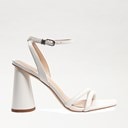 Kia Block Heel Sandal Bright White Leather | Womens Sandals | Sam Edelman