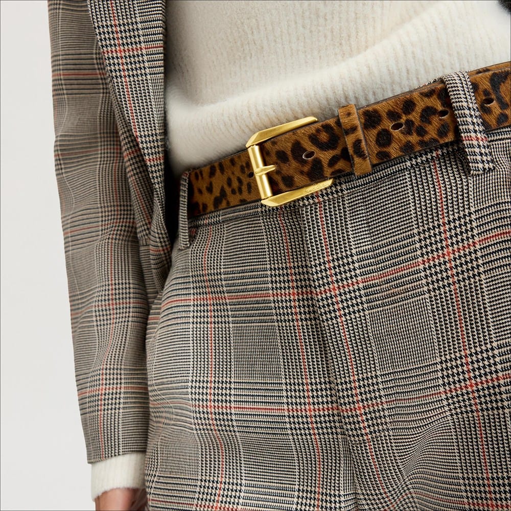 32MM Roller Harness Belt Leopard