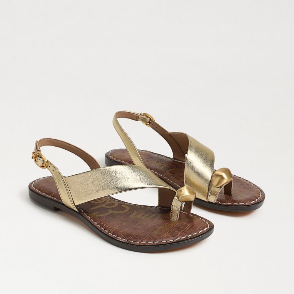 Sam Edelman Grace Toe Strap Sandal Amber