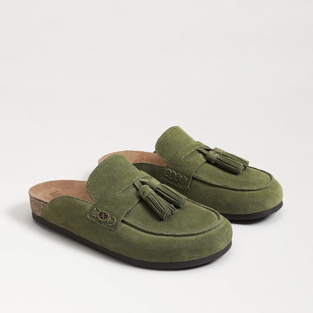 Summer Olive suede