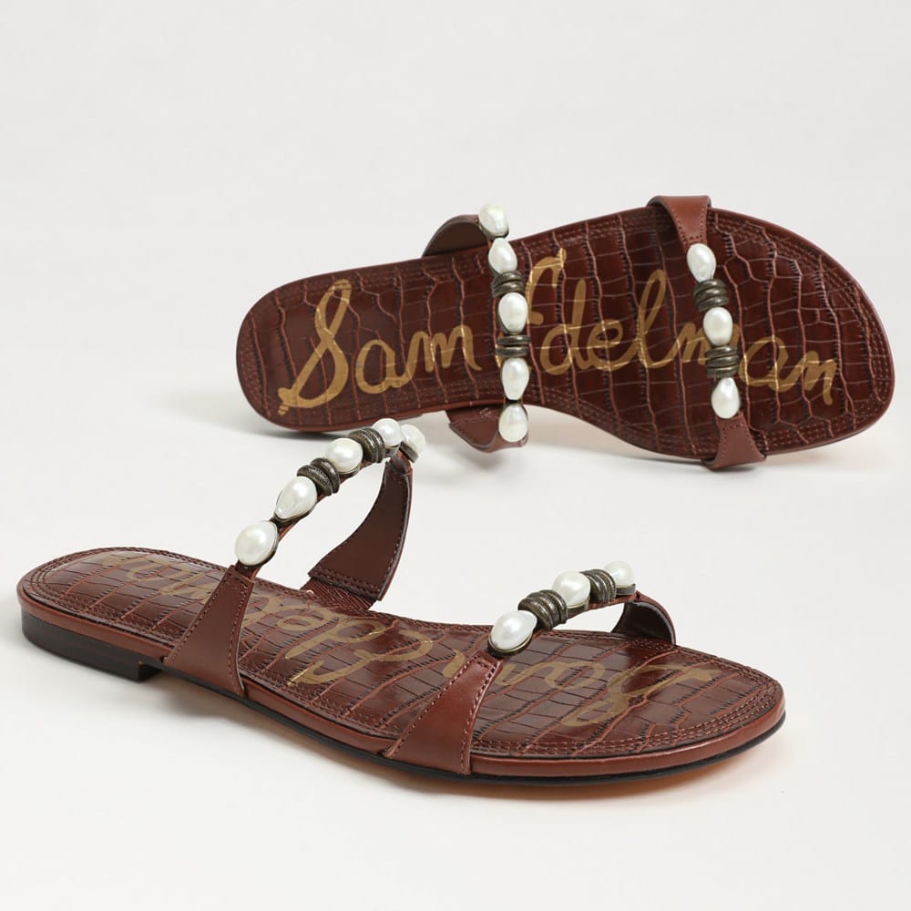 Sam Edelman Cian Pearl Flat Sandal | Women's Sandals