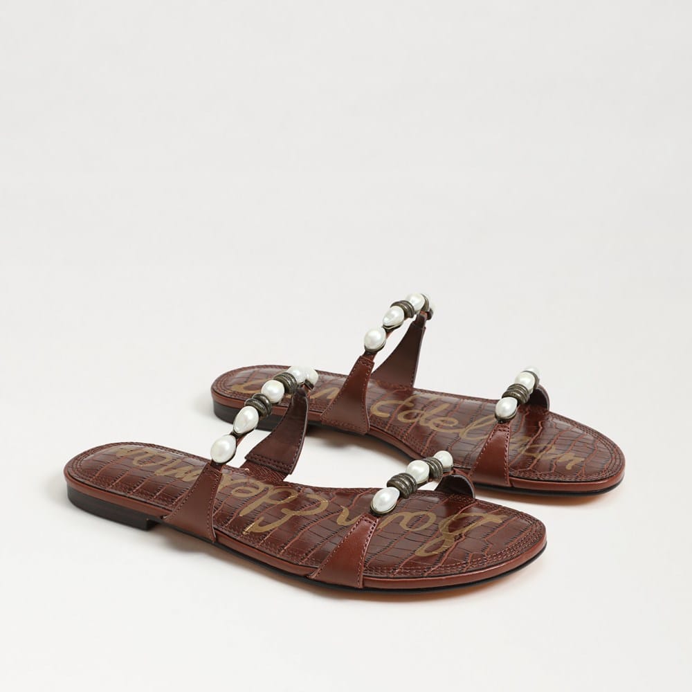 Sam Edelman Cian Pearl Flat Sandal | Women's Sandals