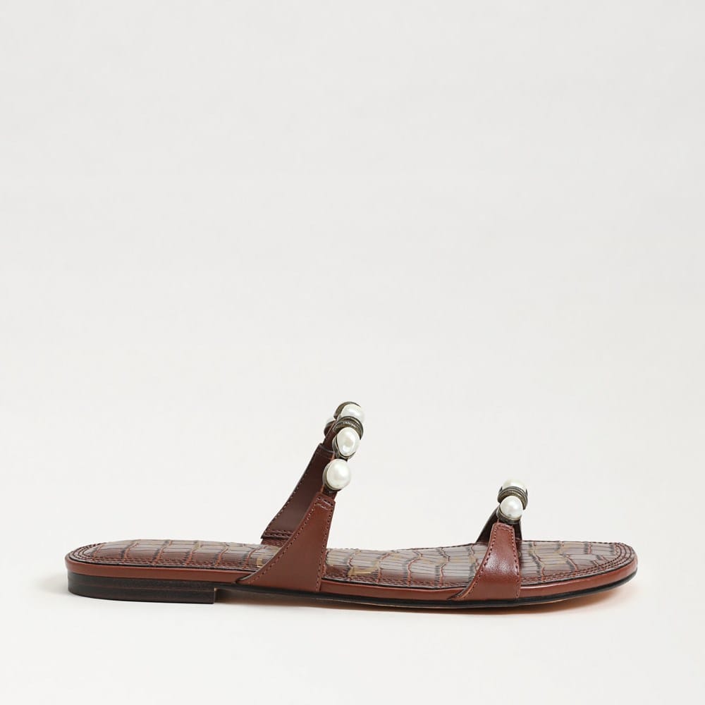 Sam Edelman Cian Pearl Flat Sandal | Women's Sandals