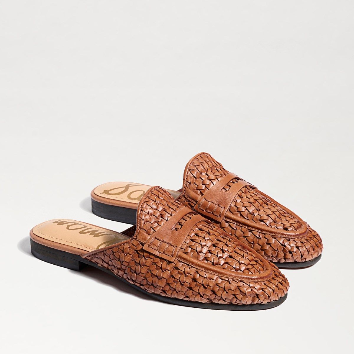 Sam Edelman Brown Leather Bit-Detail Mule Loafers for Women Amazon.com | Sam Edelman Women main image 4
