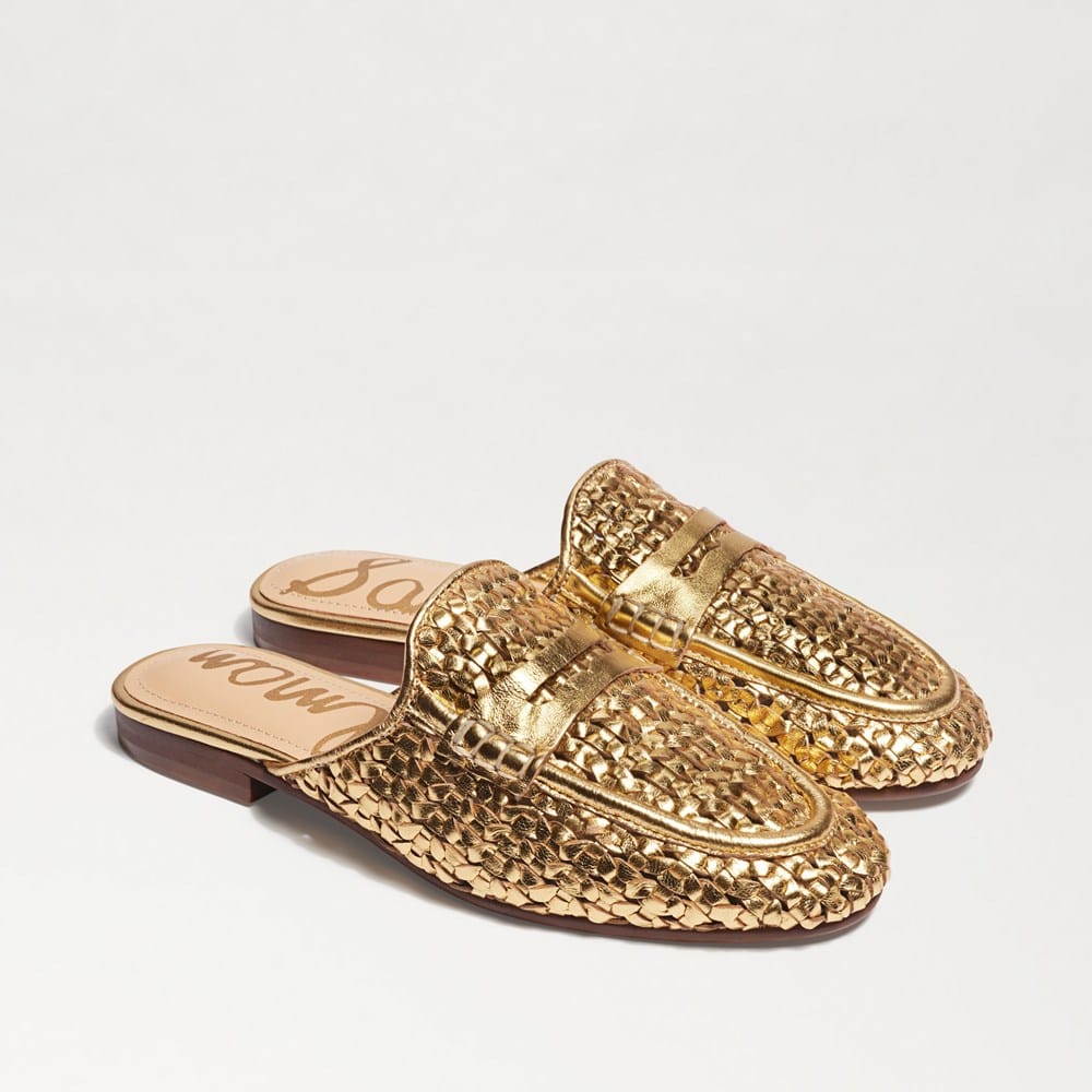 Tullie Woven Mule Amber