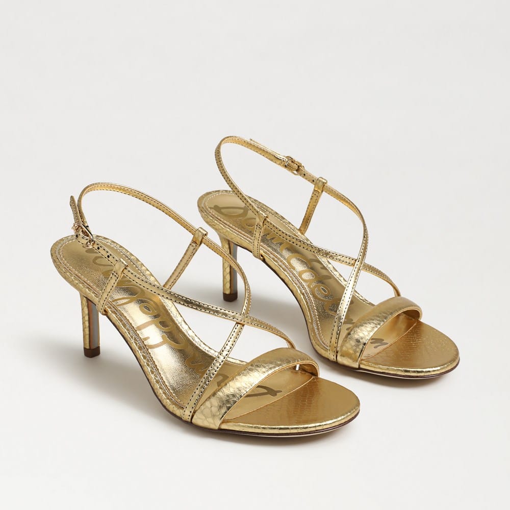 Ginny Strappy Heel Sandal Amber