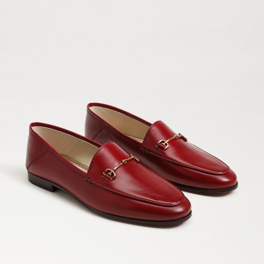 Deep Scarlet leather