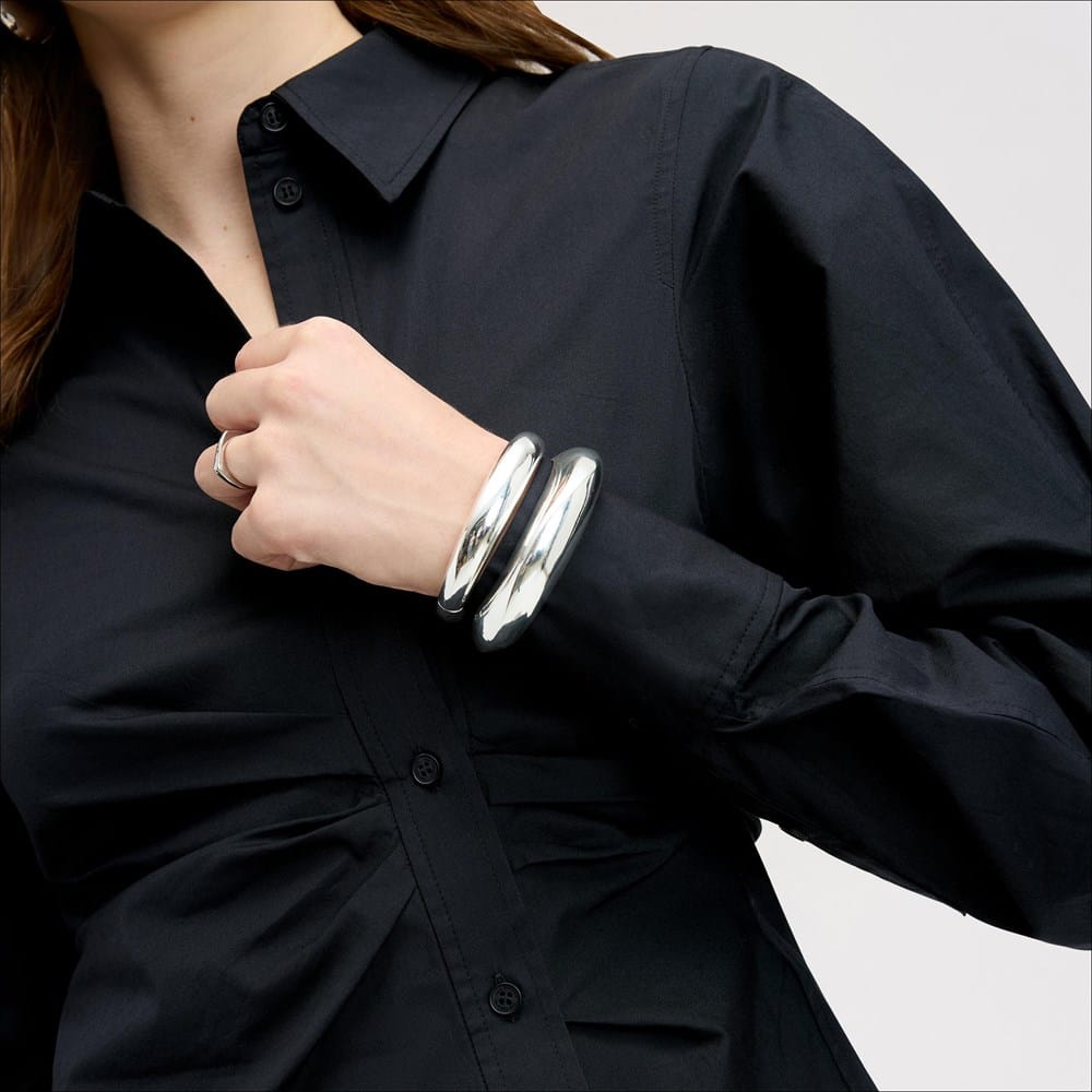 Asymmetric Button Down True