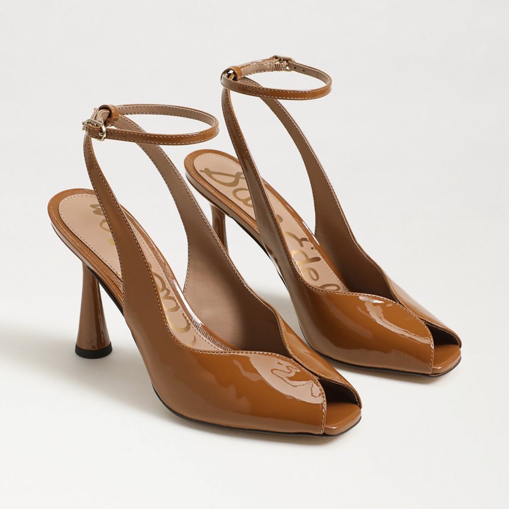 Dahlia Tan patent leather