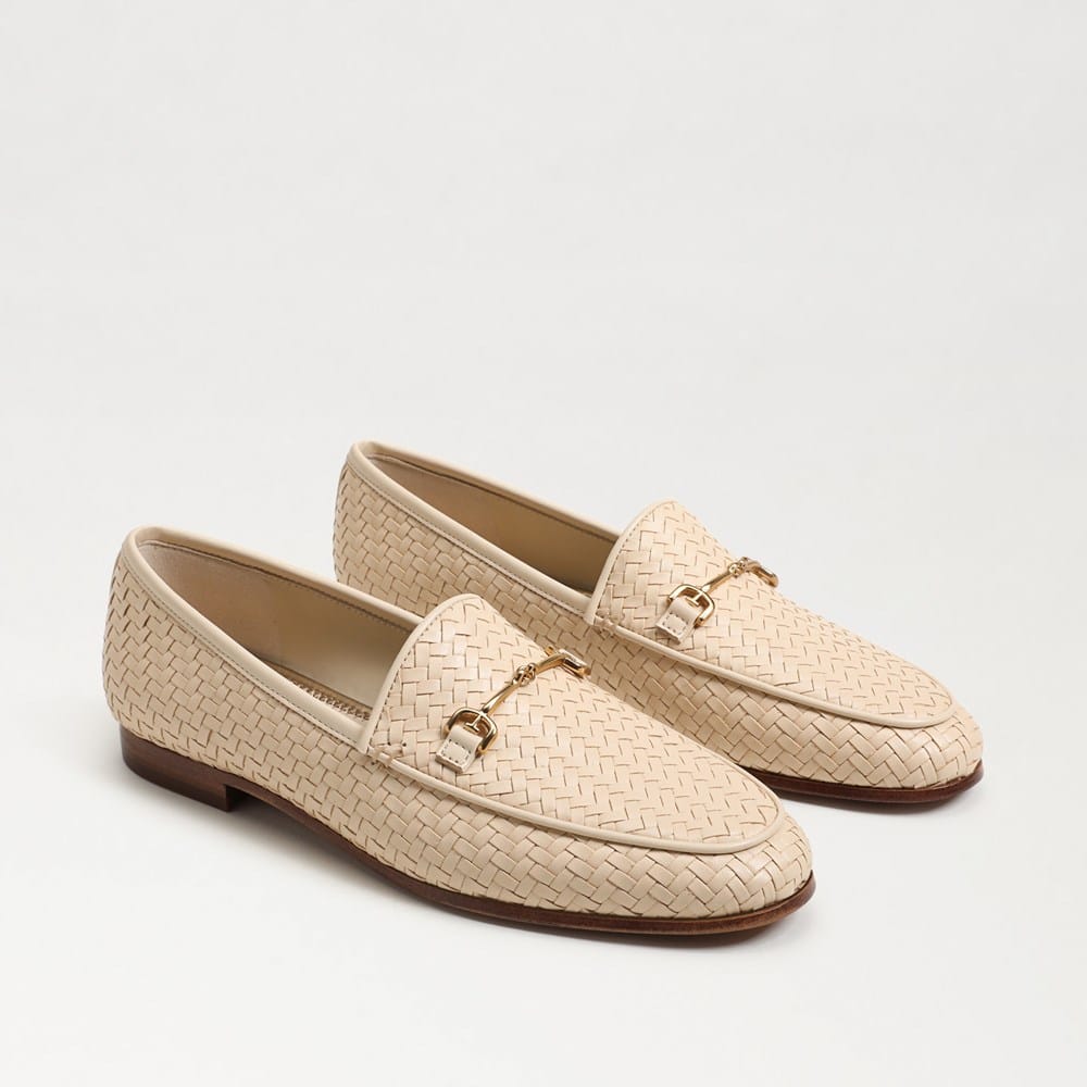 Loraine Weave Bit Loafer Light Sand