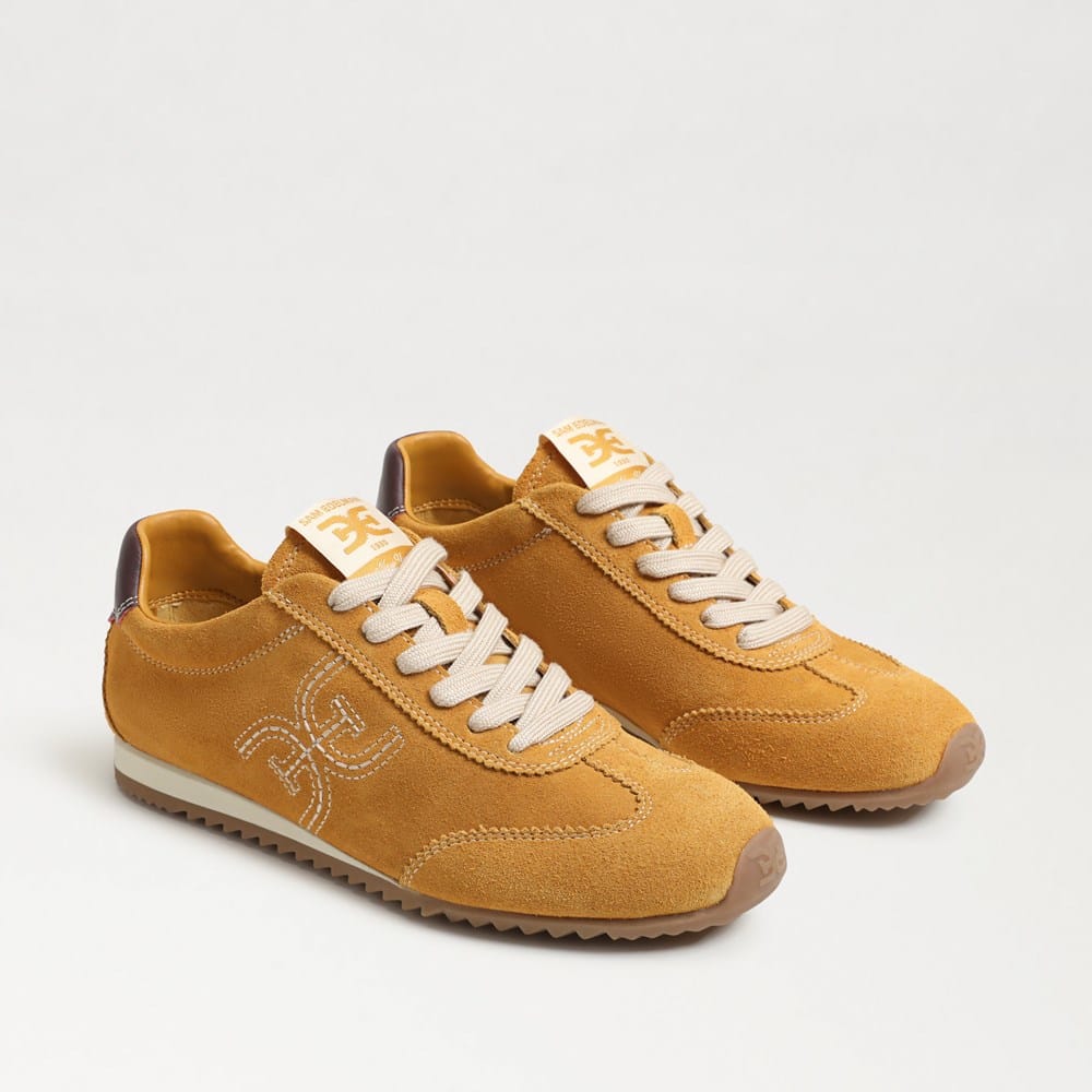 Vintage Mustard suede
