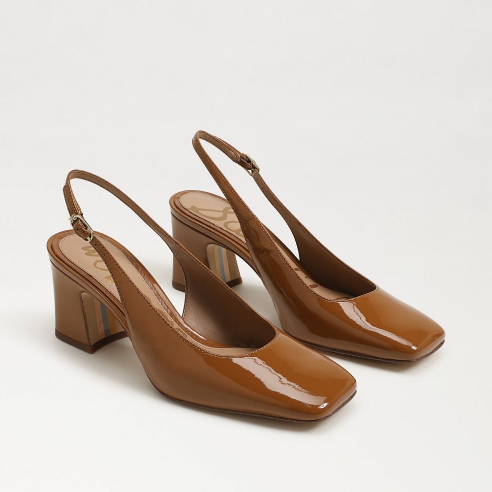 Dahlia Tan patent leather