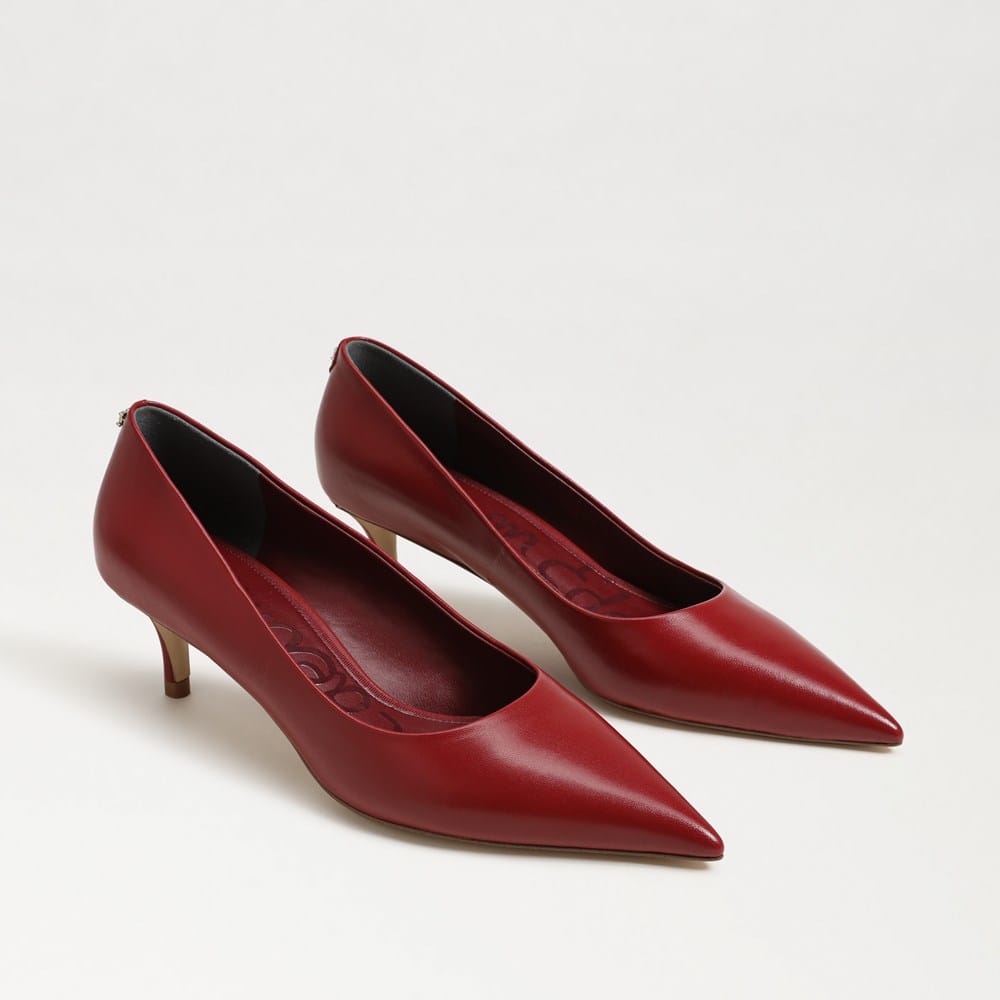 Deep Scarlet leather