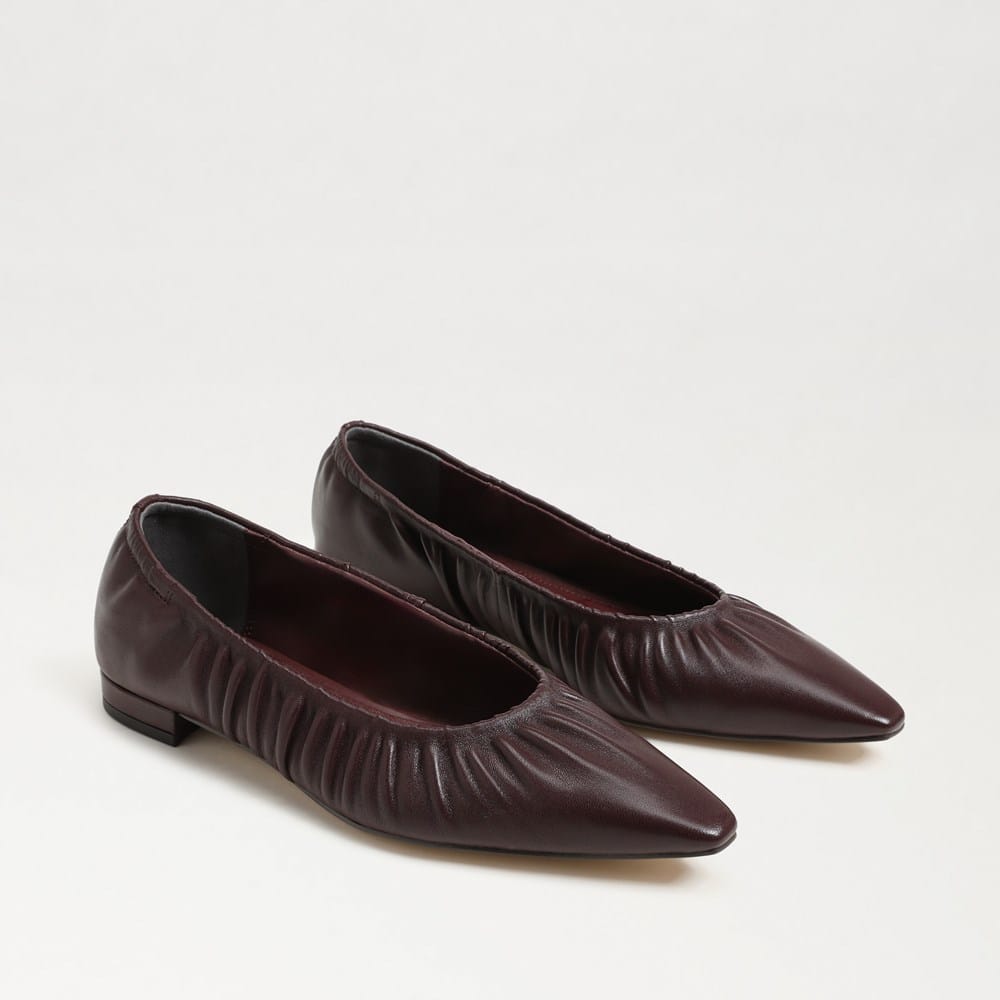 French Burgundy leather