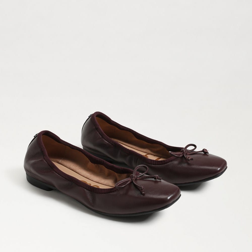 French Burgundy leather