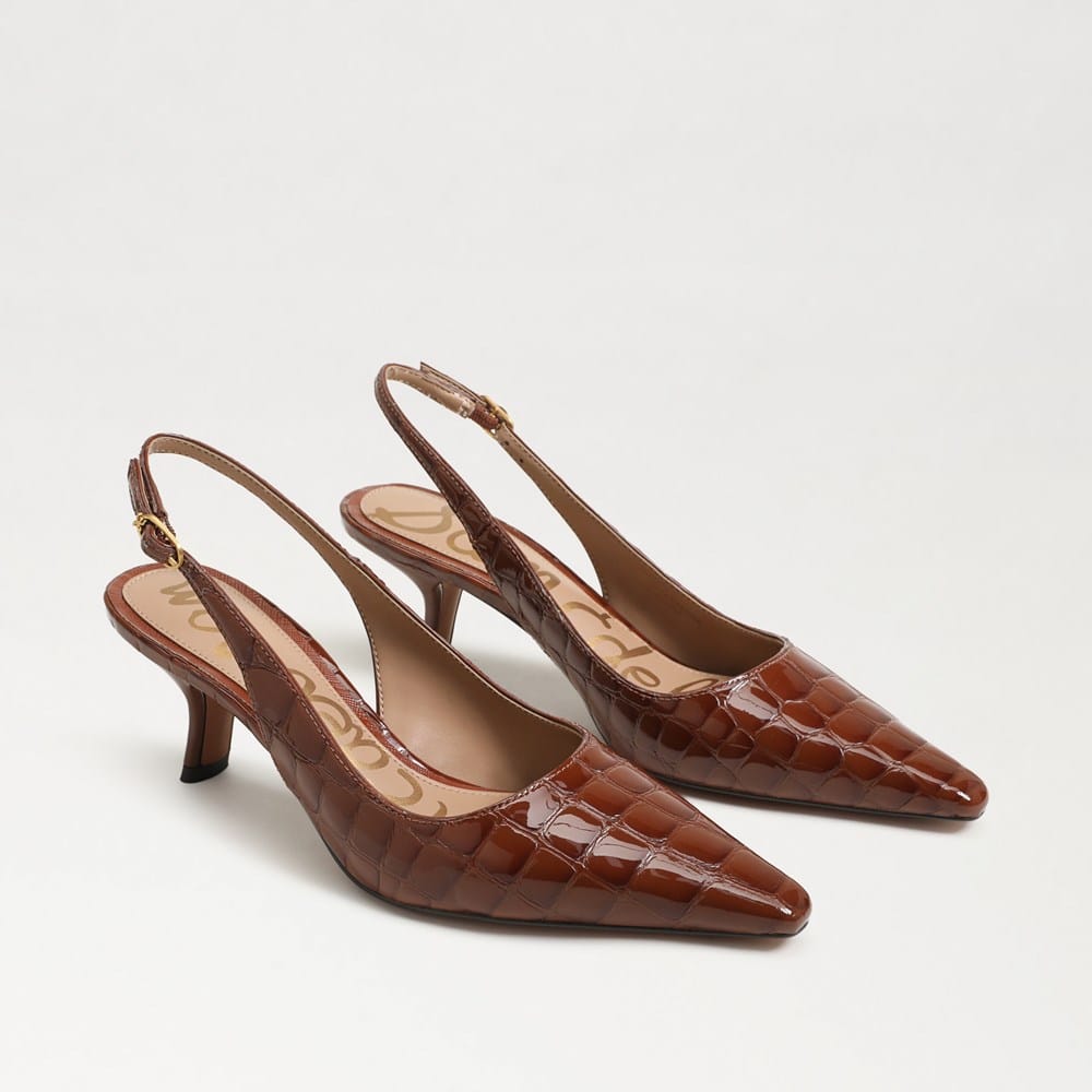 Caramel Croco leather