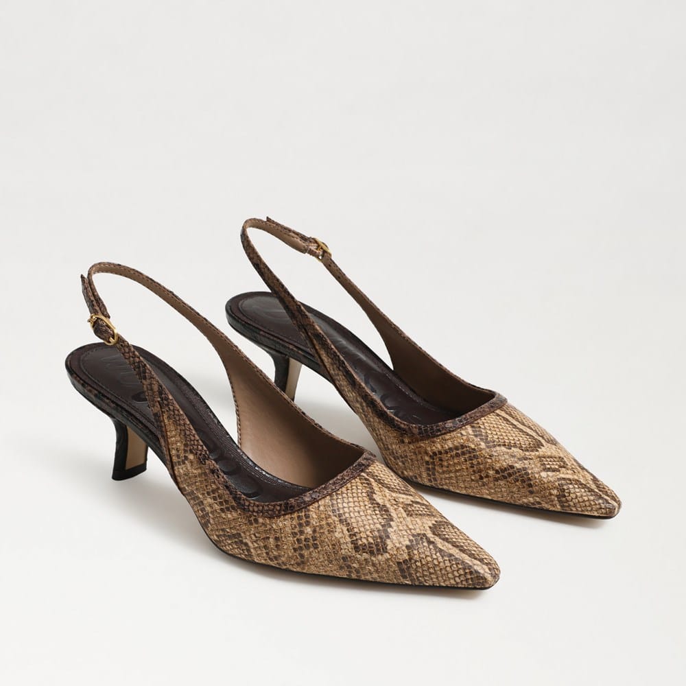 Snake Print leather