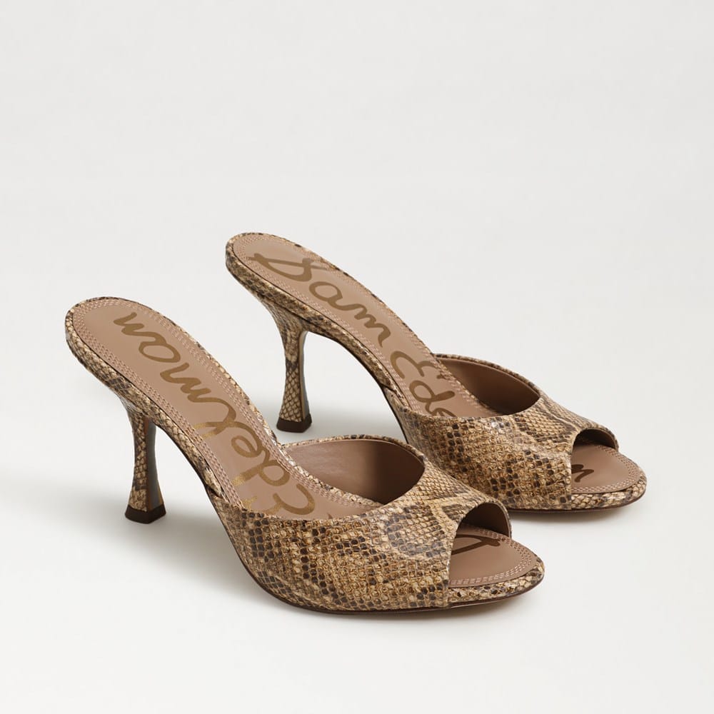 Snake Print leather