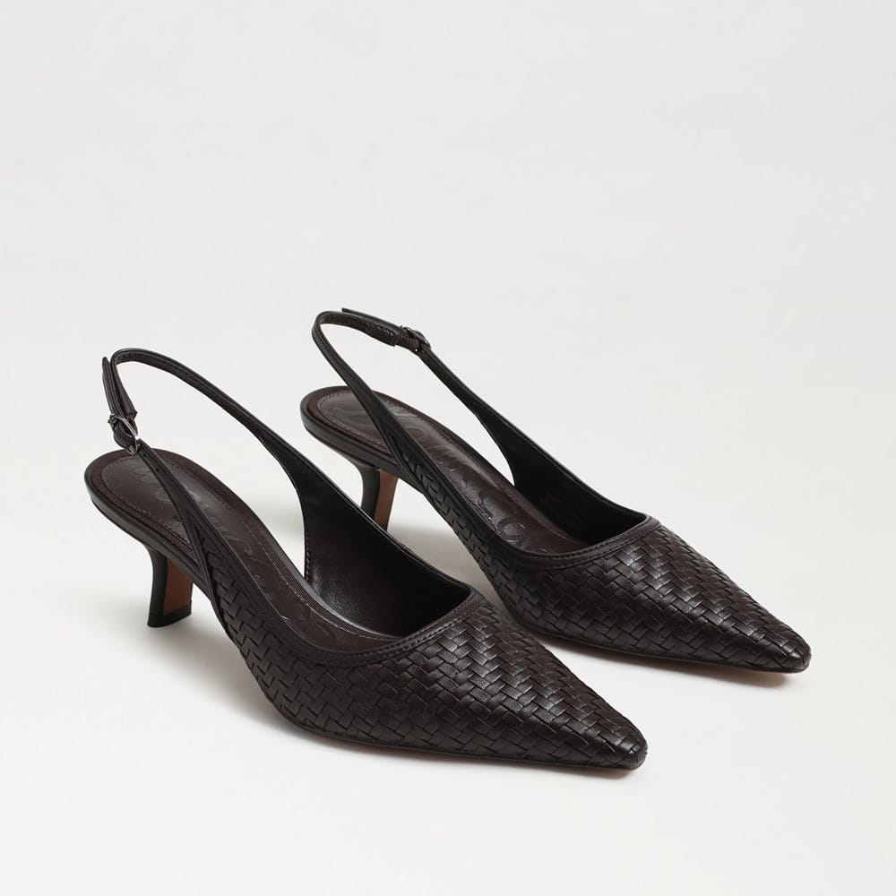 Sam Edelman Bianka Weave Slingback Pump Cafe